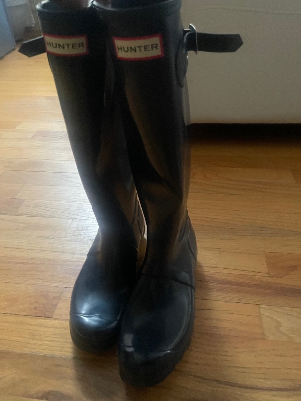 Glass Navy Hunter Boots